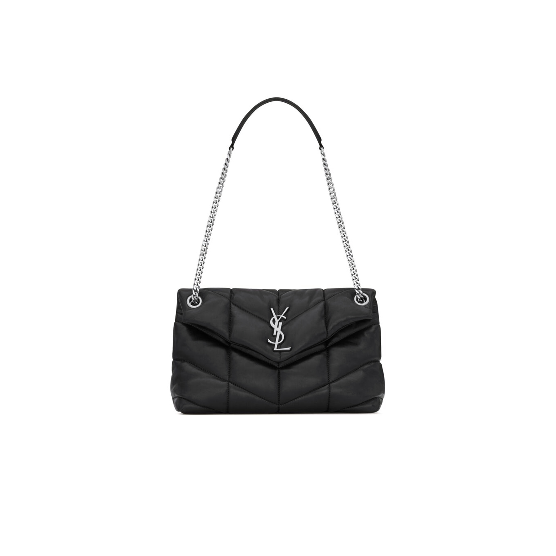 YSL PUFFER SMALL IN NAPPA LEATHER 5774761EL001000 (29*17*11cm) YSL PUFFER SMALL IN NAPPA LEATHER 5774761EL001000 (29*17*11cm)